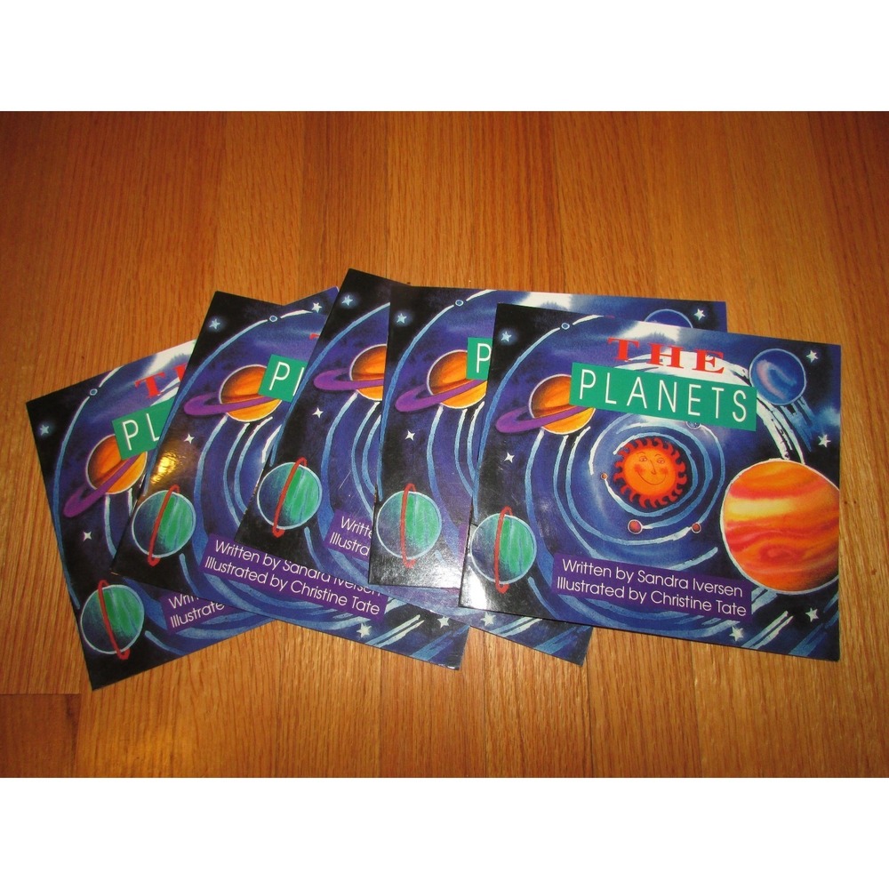 Lot 6 Wright Group books science Solar system early reader The planets lvl L 1 2